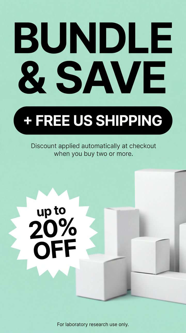 Vertical ad frame: bold Bundle and Save typography with an offer badge.