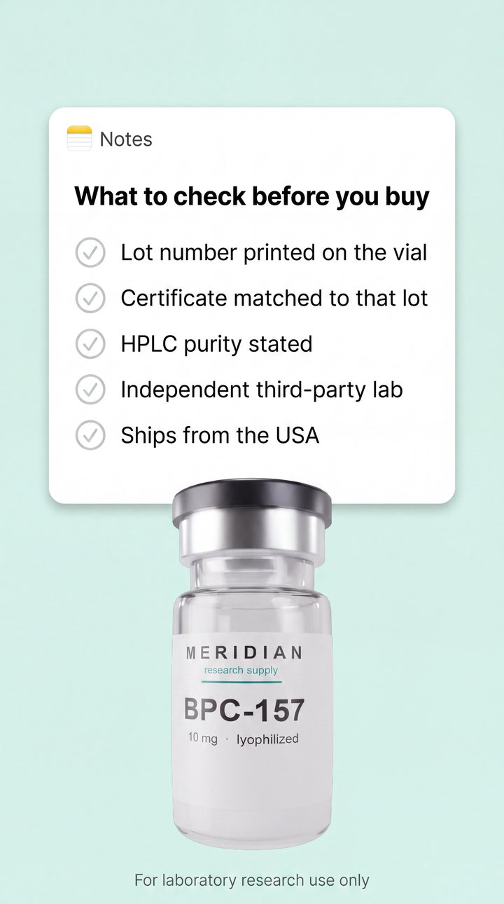 Vertical ad frame styled as a phone notes checklist.