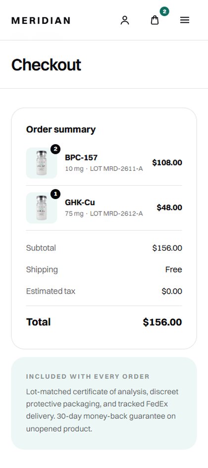 The checkout on a phone: address, delivery, and payment steps.